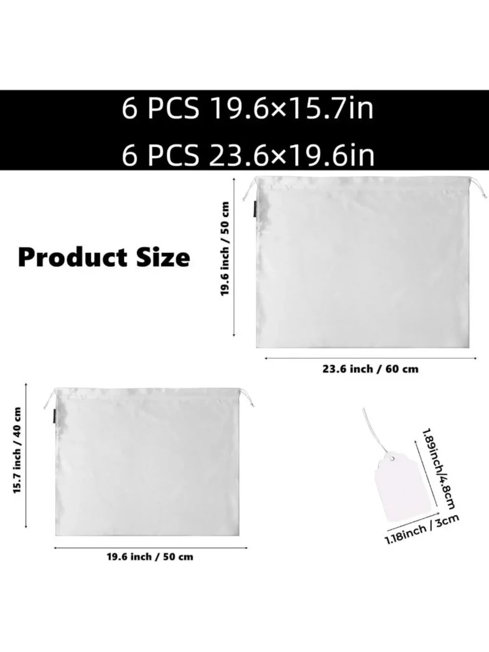 12 Pcs Satin Dust Bags for Purses & Handbags - Drawstring Storage Organizers